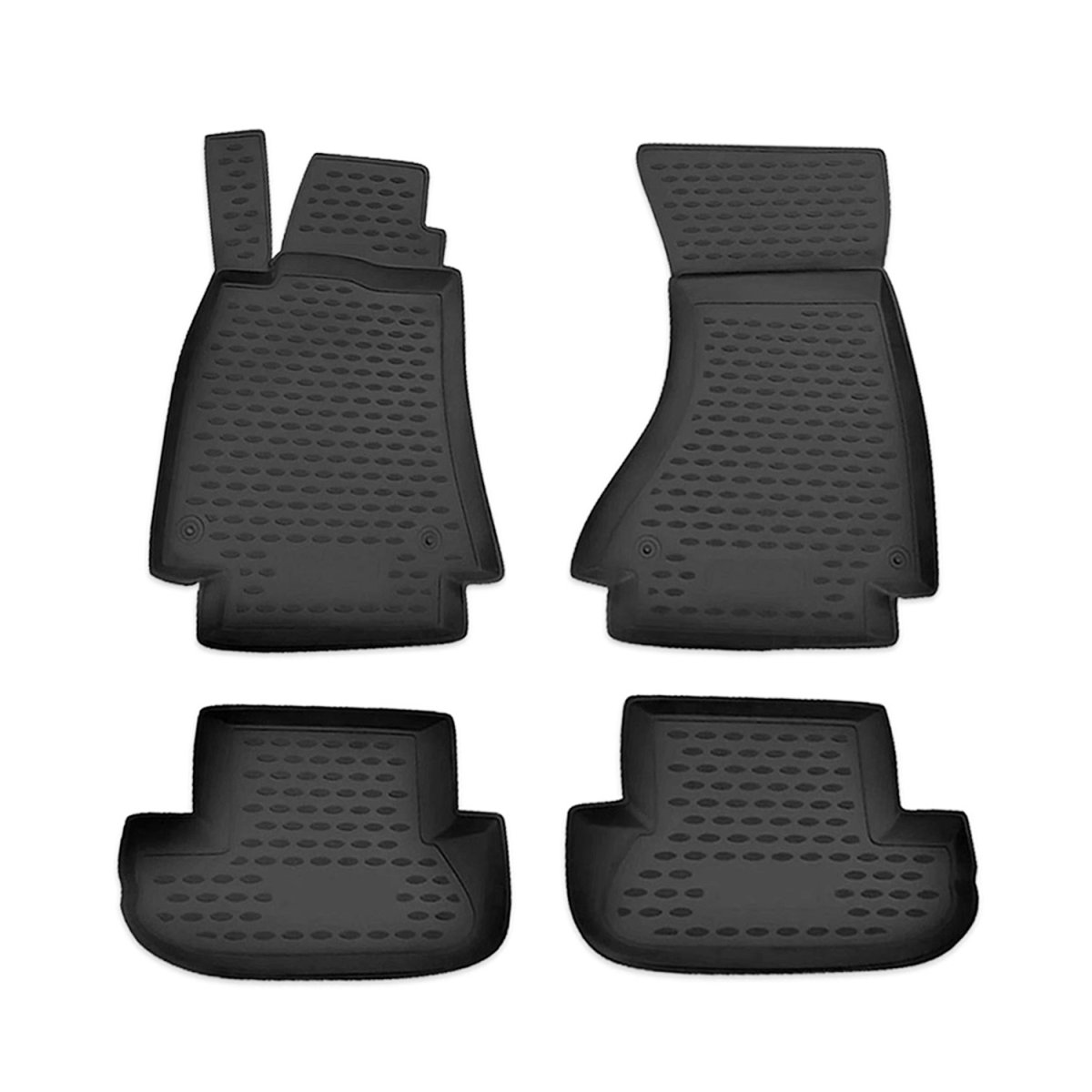 Audi A5 Floor Mats - Omac - Rubber TPE - Black - '08-'16